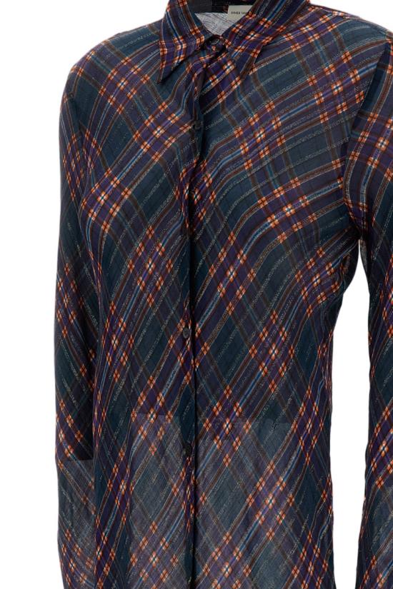 26FW 드리스 반 노튼 탑 2620107174272504 Blue - DRIES VAN NOTEN