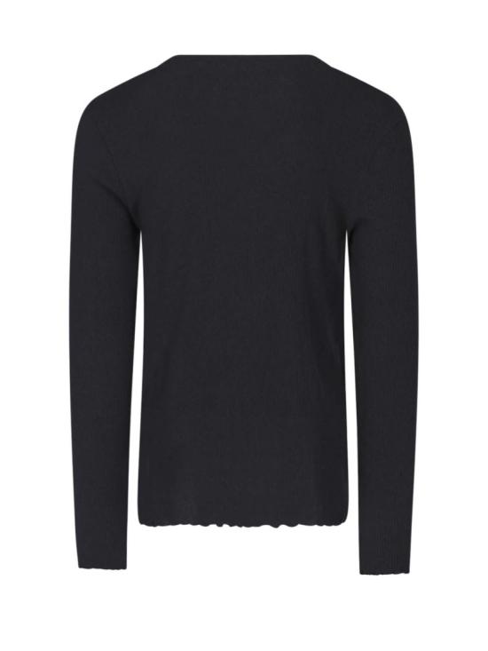 26FW 아워레가시 엘론게이티드 롱슬리브 엘론게이티드 롱슬리브 M4266ECCHARRED SHADE RIPPLE RIB Black - OUR LEGACY