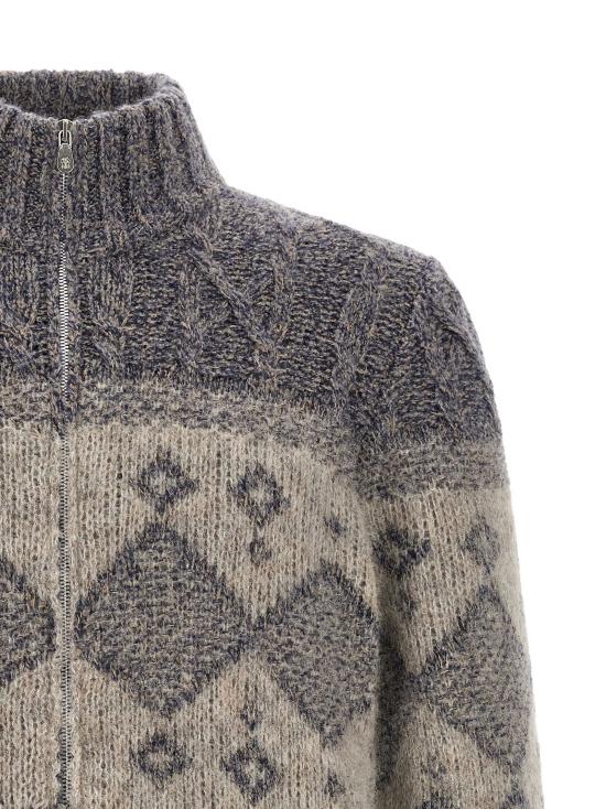  브루넬로 쿠치넬리 가디건 LDMNX302506CGF85 GREY - BRUNELLO CUCINELLI