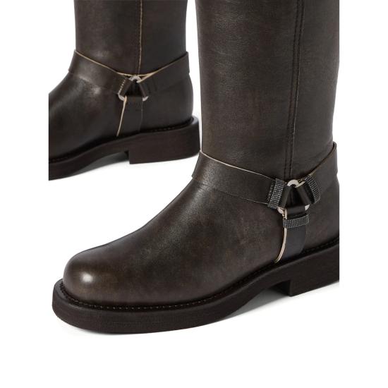 26FW 브루넬로 쿠치넬리 부츠 MZSAG3408 C8279 BROWN - BRUNELLO CUCINELLI