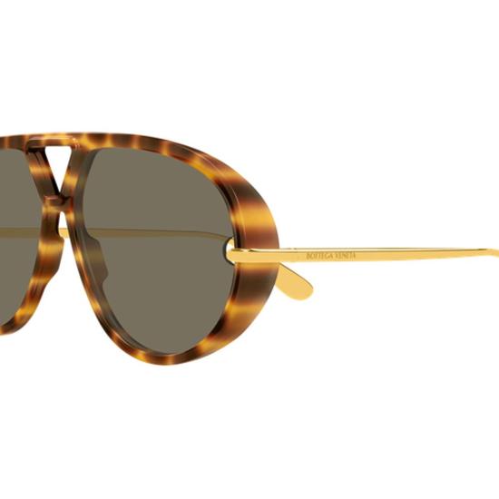  보테가베네타 선글라스 BV1274S005 HAVANA GOLD BROWN - BOTTEGA VENETA