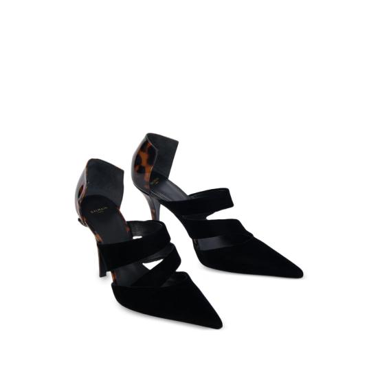 26FW 발망 힐/펌프스 HN0UA302 TNVA EKS BLACK - BALMAIN