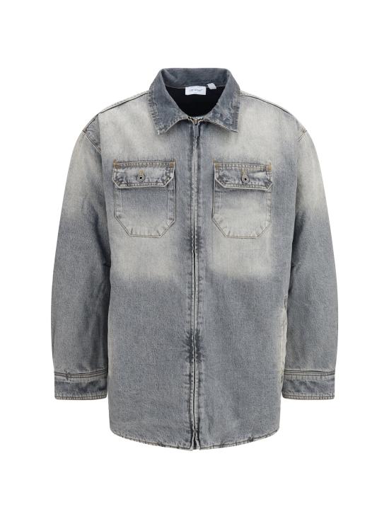 26FW 오프화이트 셔츠 OMYD05WF26DEN00100 020 GREY