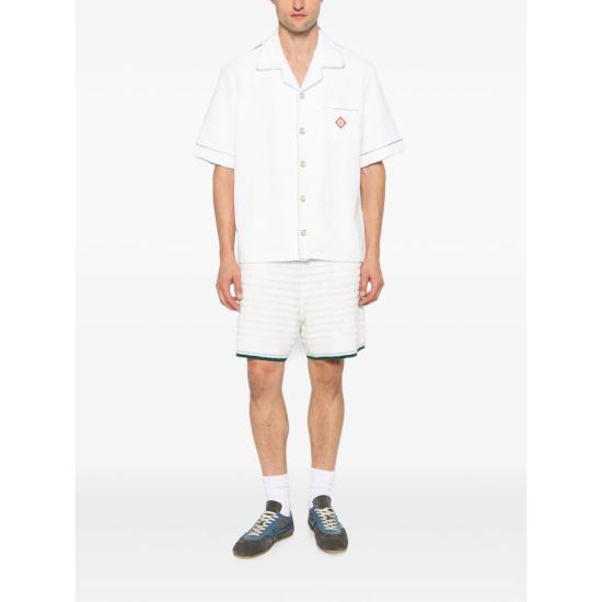 26FW 카사블랑카 셔츠 PF26 SH 085 03 WHITE - CASABLANCA
