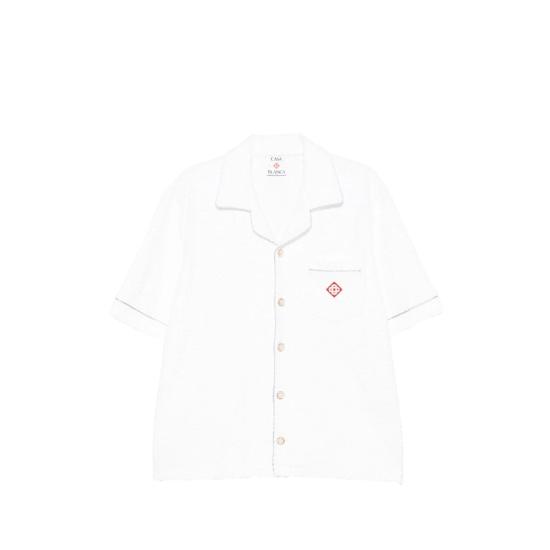 26FW 카사블랑카 셔츠 PF26 SH 085 03 WHITE