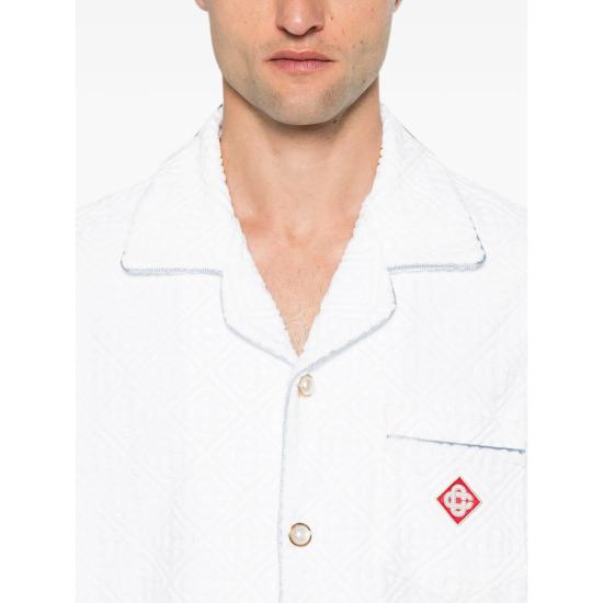 26FW 카사블랑카 셔츠 PF26 SH 085 03 WHITE - CASABLANCA