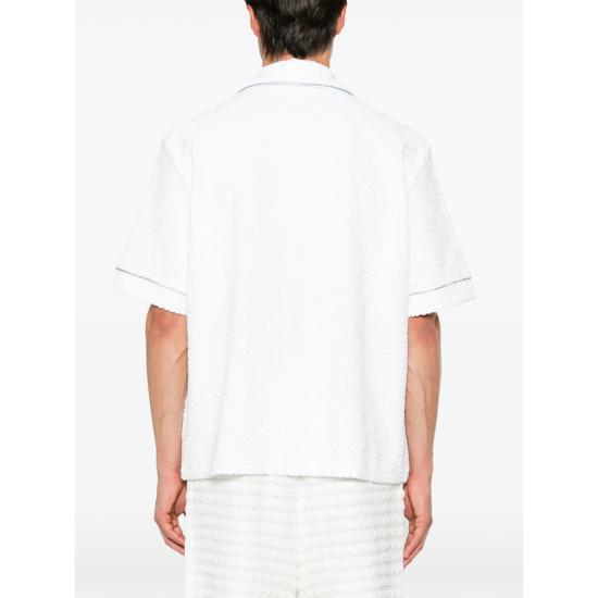 26FW 카사블랑카 셔츠 PF26 SH 085 03 WHITE - CASABLANCA