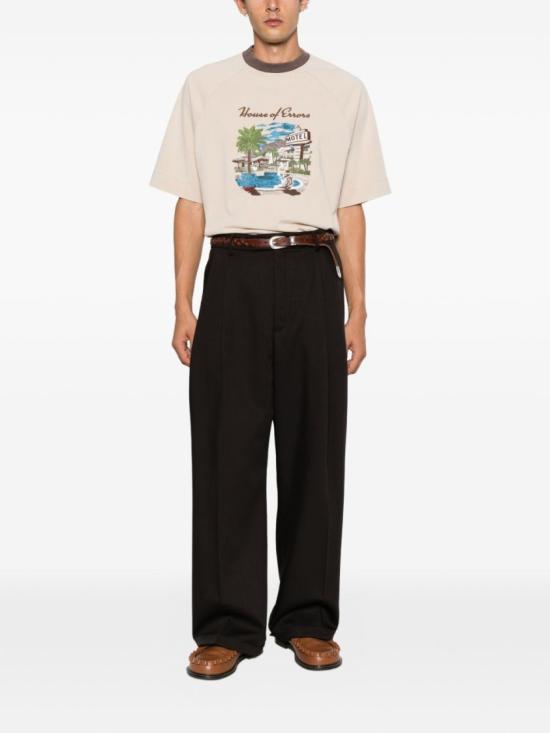 26FW 하우스 오브 에러스 반팔 티셔츠 HEFW26TT010120269 Neutrals - HOUSE OF ERRORS