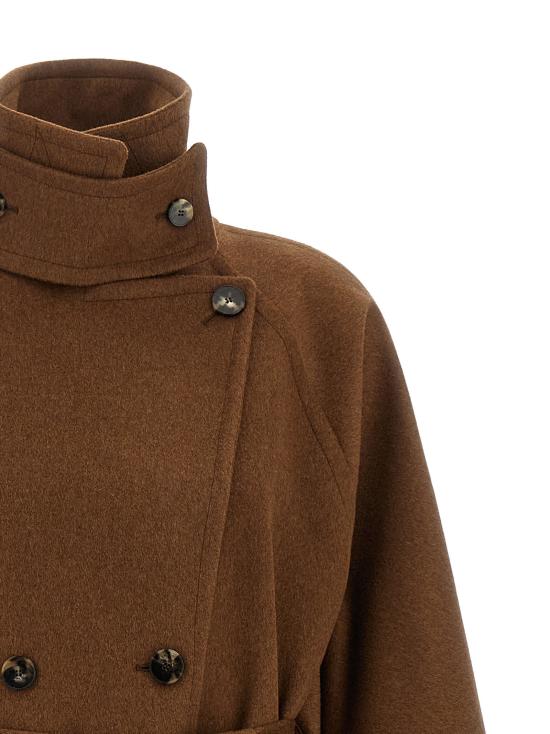  알베르토비아니 코트 LDOO804WO003965 BROWN - ALBERTO BIANI