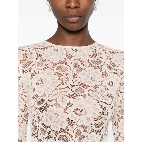 26FW 셀프 포트레이트 바디수트 티셔츠 PF26 138BS BG BEIGE - SELF PORTRAIT