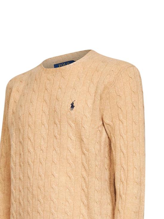 26FW 폴로 랄프로렌 케이블 니트 스웨터 710876762 009 BEIGE - POLO RALPH LAUREN
