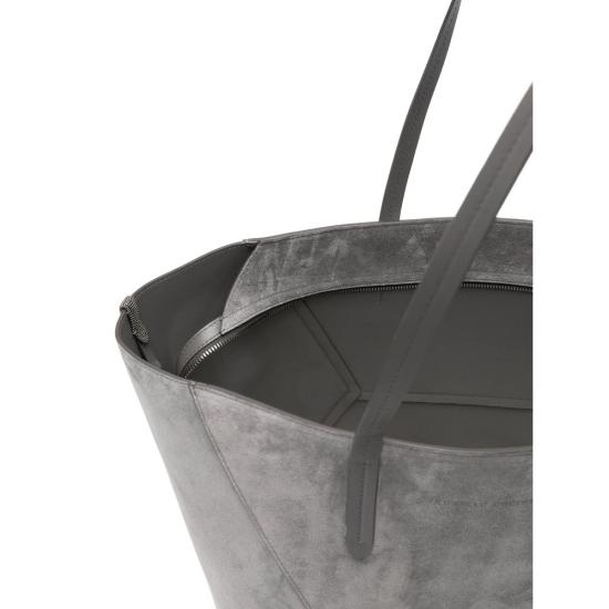 26FW 브루넬로 쿠치넬리 토트백 MBDLB2571P C9784 GRAY - BRUNELLO CUCINELLI