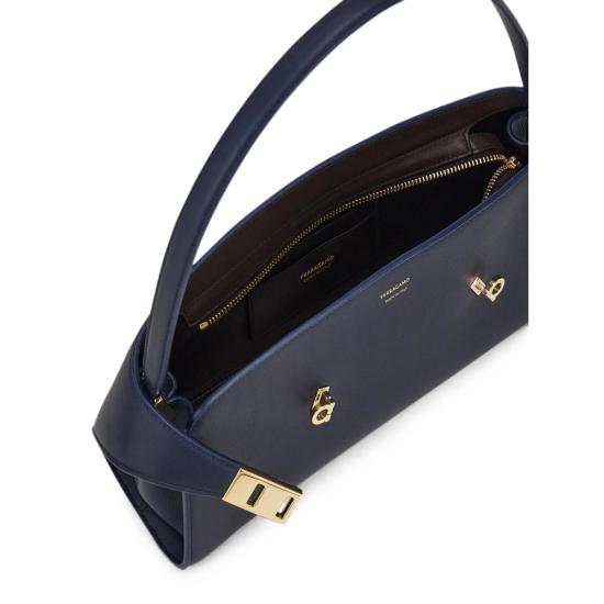 26FW 살바토레 페라가모 숄더백 21A712 0798503 NATMO BLUE - SALVATORE FERRAGAMO