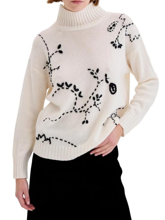26FW 비앙카란차 니트웨어 A26 510M White