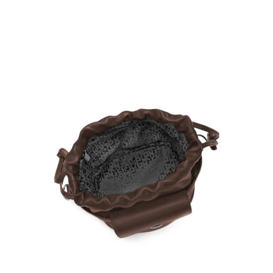 26FW 롱샴 르 플리아쥬 엑스트라 XS 버킷백 10317987 002 BROWN - LONGCHAMP