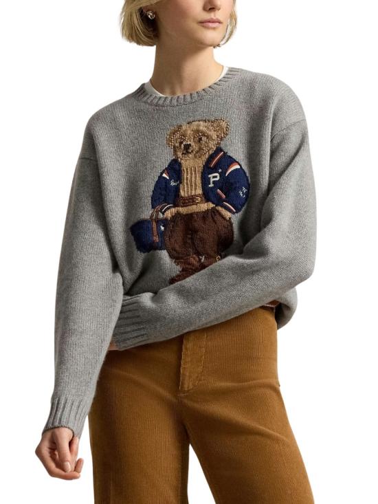 26FW 폴로 랄프로렌 니트웨어 211B17771002 Grey - POLO RALPH LAUREN