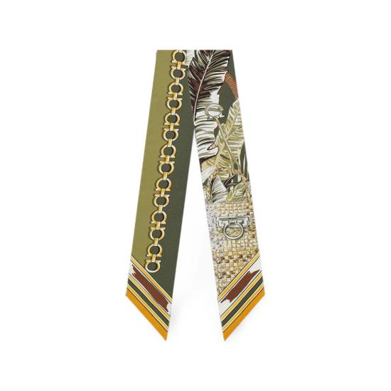 26FW 살바토레 페라가모 머플러/스카프 321280 0796911 OLIVE GREEN - SALVATORE FERRAGAMO
