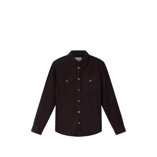 26FW 이자벨마랑 셔츠 C1I10H CH0214HA 50CF BROWN