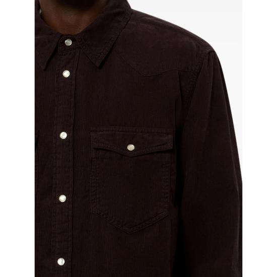 26FW 이자벨마랑 셔츠 C1I10H CH0214HA 50CF BROWN - ISABEL MARANT