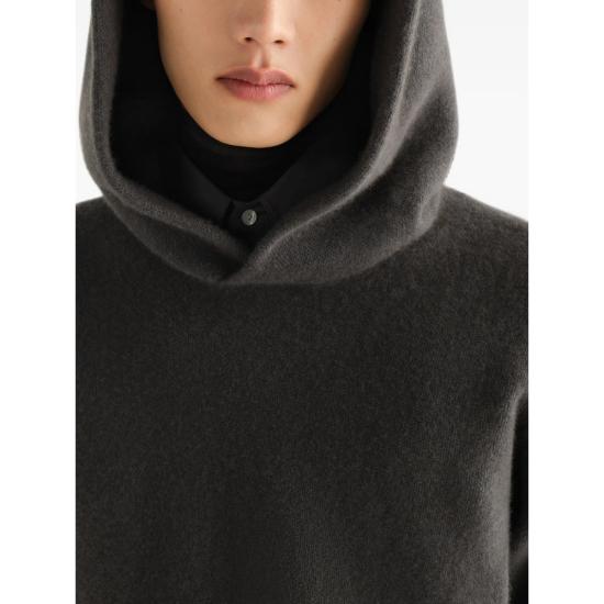 26FW 르메르 후드 티셔츠 PO0043 LK1062 BK502 GRAY - LEMAIRE