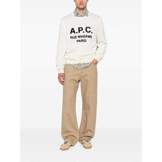 26FW 아페쎄 스웨터 WVAXU H23493 AAD NEUTRALS - A.P.C.
