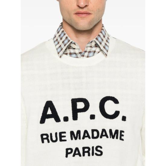 26FW 아페쎄 스웨터 WVAXU H23493 AAD NEUTRALS - A.P.C.