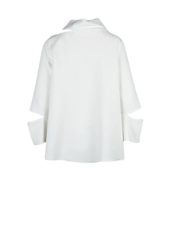 25FW 컬렉션 프리비 의류 화이트 컬러의 모던한 컷아웃 수트 - COLLECTION PRIVEE