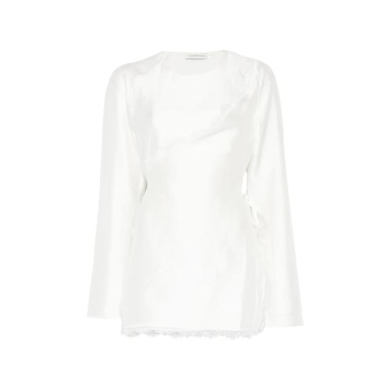 26SS 빅토리아 찬 셔츠 SS26102WH WHITE