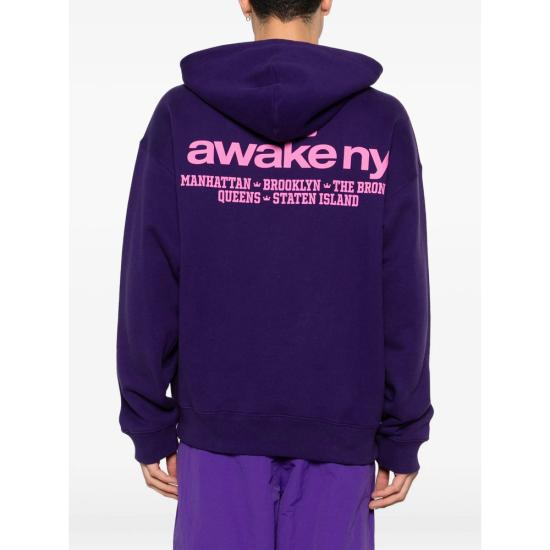 26SS 어웨이크 NY 후드 티셔츠 HD001 PURPL PURPLE - AWAKE NY