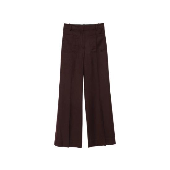 26FW 빅토리아 베컴 팬츠 1226WTR005115S ACAI BROWN