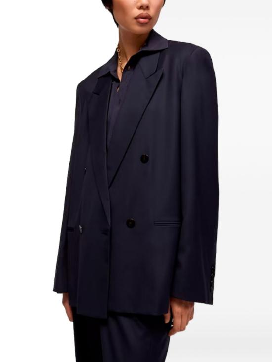 26FW 구찌 라이트 울 더블 브레스트 재킷 A0068ZZAVMD4294 Blue