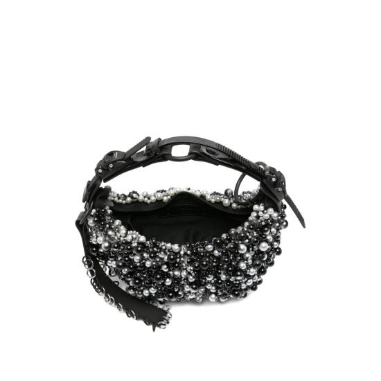 26SS 이너라움 숄더백 HM0OBPEARLS BKSIL BLACK - INNERRAUM