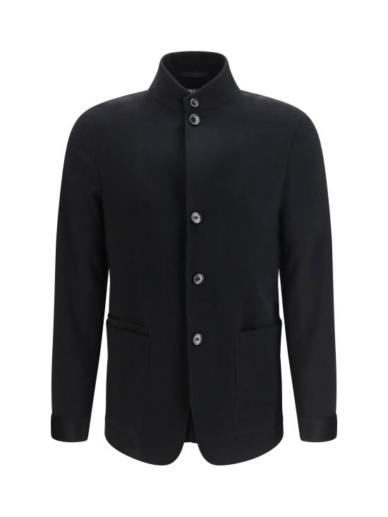 26FW 에르메네질도제냐 자켓 R869C79A81VHKQ07R 001 BLACK