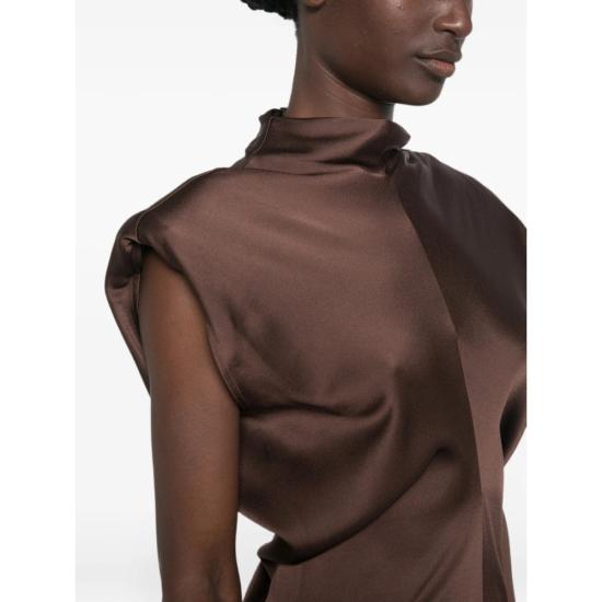 26FW 페데리카 토시 원피스 31211 311 69 BROWN - FEDERICA TOSI