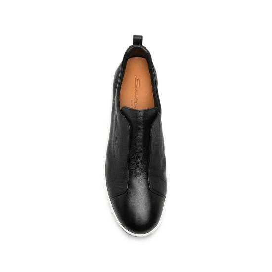 26FW 산토니 스니커즈 MBCD22211BART CKAN01 BLACK - SANTONI