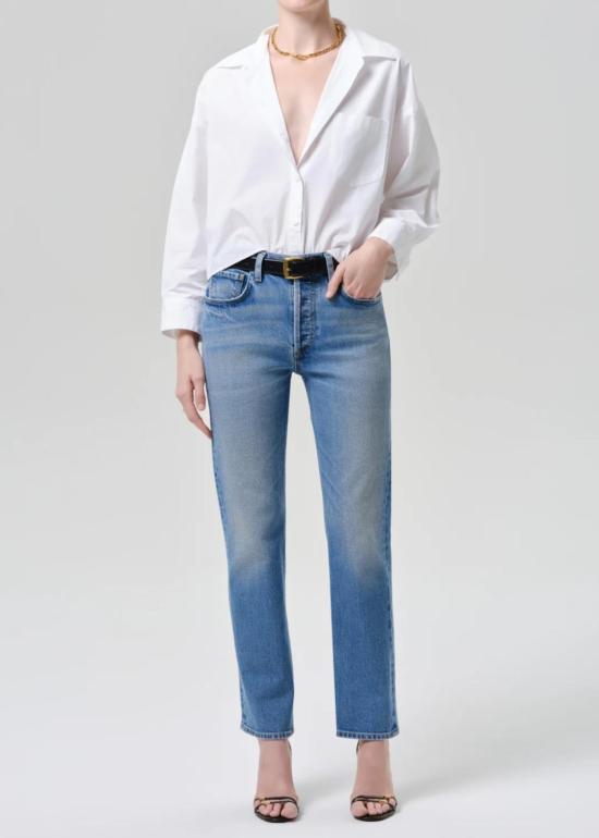  씨오에이치 블라우스 Coh Petit Ami Poplin Shirt Optic White - COH