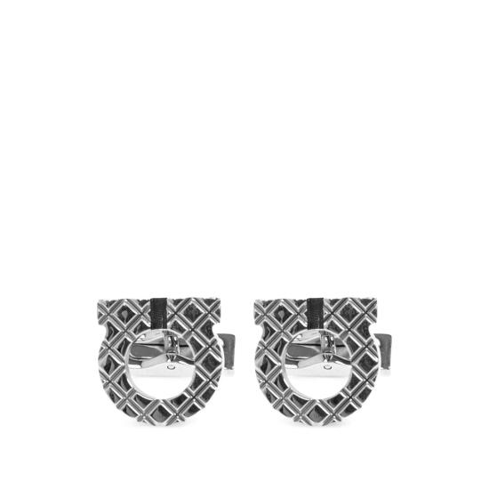 26FW 살바토레 페라가모 커프스 링크/타이 홀더 770417 0795933 PALLA SILVER