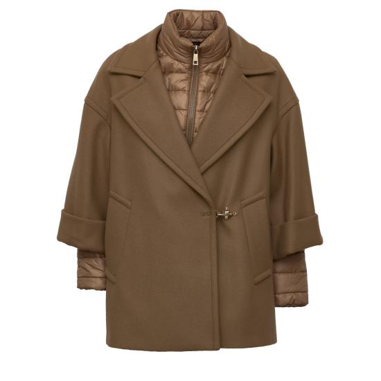26FW 페이 코트 NAW16533170YMV Brown