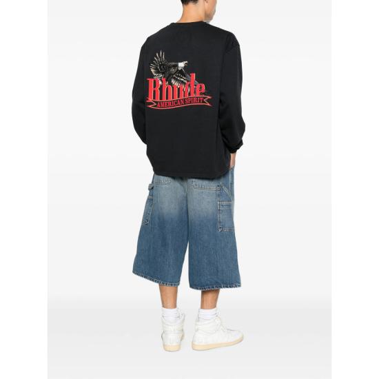 26FW 루드 탑 RHFW26TT15012 3164 BLACK - RHUDE