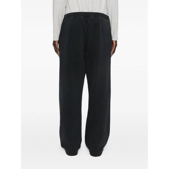 26SS 발렌시아가 커시브 배기 팬츠 846917 TTVM8 6552 BLACK - BALENCIAGA