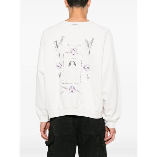 26FW 앙팡리쉬데프리메 스웨터 02 0526 DIRWH WHITE - ENFANTS RICHES DEPRIMES