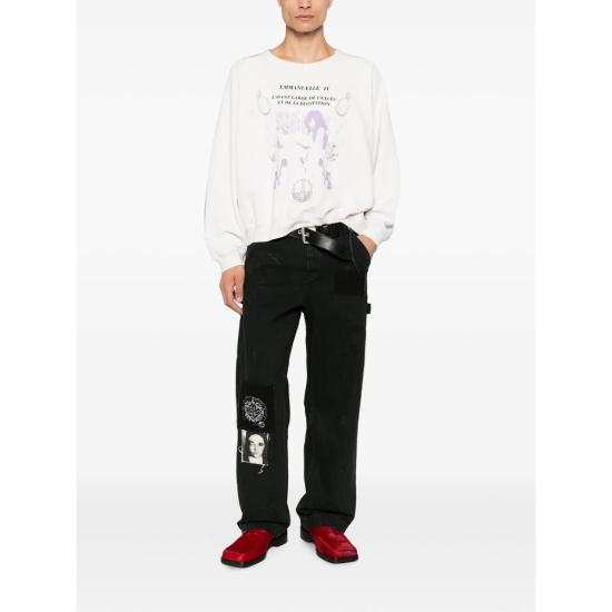 26FW 앙팡리쉬데프리메 스웨터 02 0526 DIRWH WHITE - ENFANTS RICHES DEPRIMES