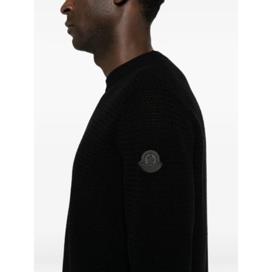 26FW 몽클레어 스웨터 M4281 9C000 07 999 BLACK - MONCLER