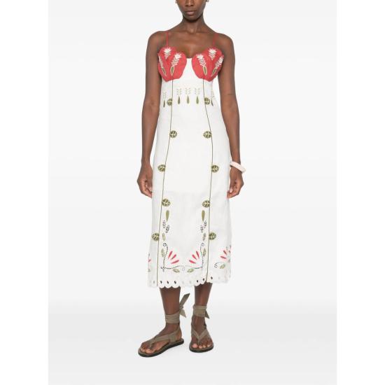 26FW 팜 리오 원피스 355790 L0025 WHITE - FARM RIO
