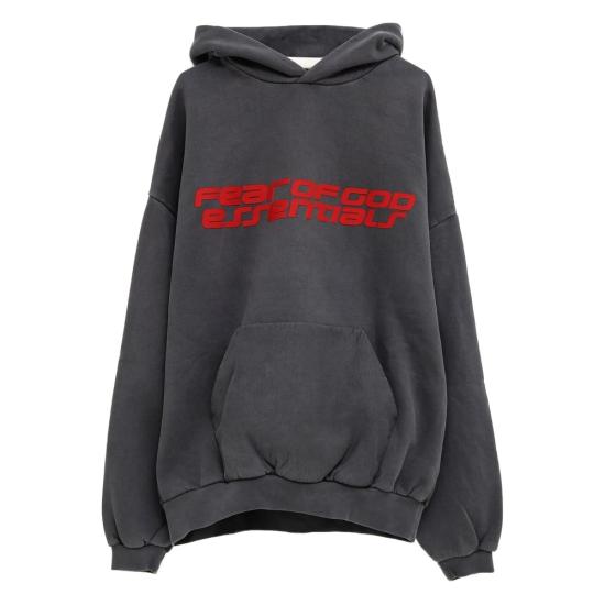 26SS 피어오브갓 후드 티셔츠 192HO256562F IRGRE GREY