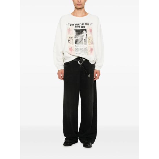26FW 앙팡리쉬데프리메 스웨터 02 0528 WORWH WHITE - ENFANTS RICHES DEPRIMES