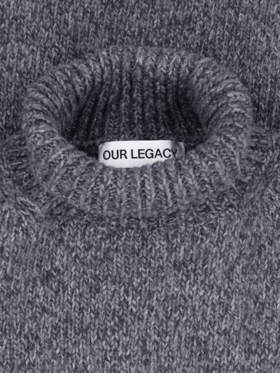 26FW 아워레가시 팝오버 터틀넥 슬럽 니트 팝오버 터틀넥 슬럽 니트 M4263MASLUB TWISTED ASH GREY WOOL - OUR LEGACY