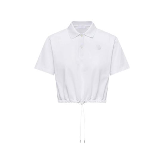 26SS 몽클레어 폴로 티셔츠 89A16L1093 8A000 05 00A WHITE