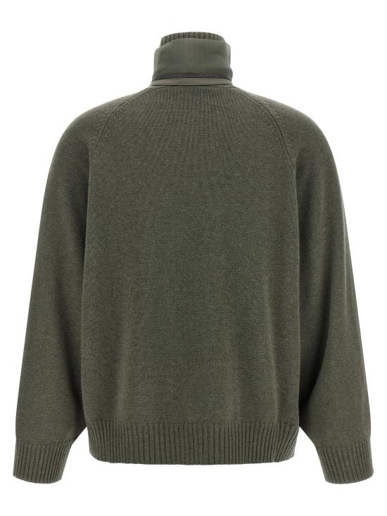  브루넬로 쿠치넬리 스웨터 LDM12747004C9986 OLIVE - BRUNELLO CUCINELLI