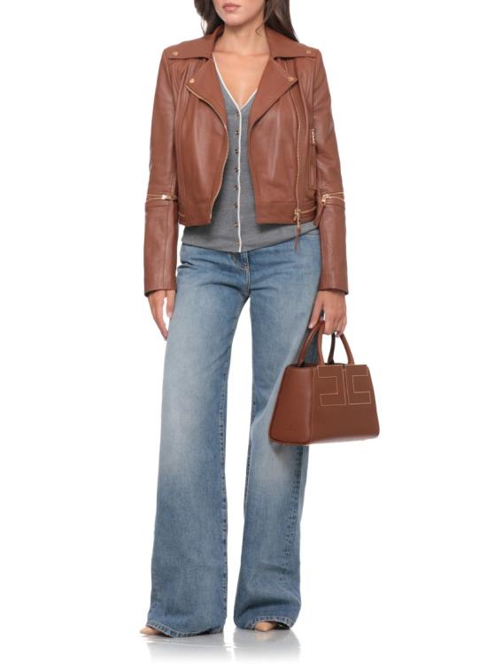 26FW 엘리자베타프랜치 자켓 GD01Z66E2FK3 Brown - ELISABETTA FRANCHI